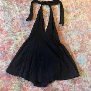 FREE PEOPLE “Lucy Mini Dress” size small, BLACK